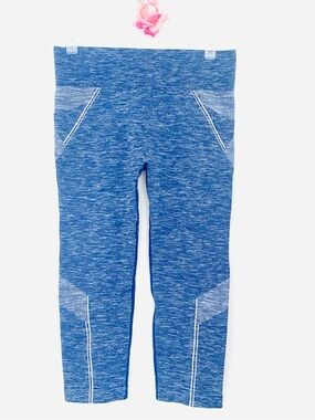 💕Ryka Blue Seamless High-Waist Sports Leggings SZ L